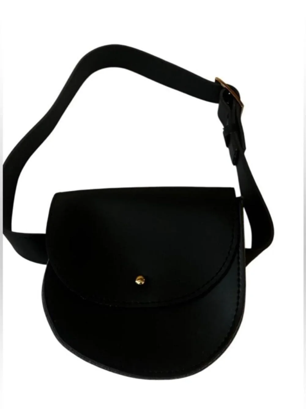 Black Faux leather belt bag - Picture 1 of 6